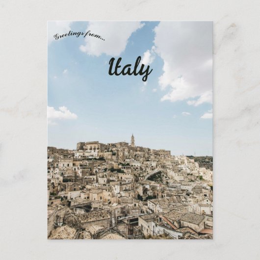 Carte Postale Matera Italie (Devant)