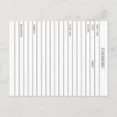 Carte Postale Materia Medica Elderberry Herbal Study Card (Dos)