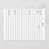 Carte Postale Materia Medica Mint Tea Plante Herbal Study Card (Dos)