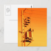 Carte Postale Matériel de distribution d'électricité (Devant / Derrière)