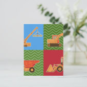 Carte Postale Matériel lourd de transport - Collage (Debout devant)