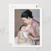 Carte Postale Maternité, Mary Cassatt (Devant / Derrière)