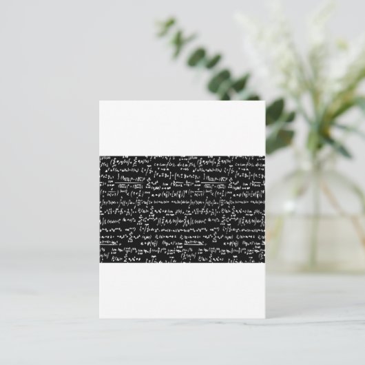 Carte Postale Math (Debout devant)