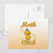 Carte Postale Math Chick (Devant / Derrière)