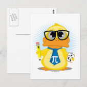Carte Postale Math Enseignant Canard (Devant / Derrière)
