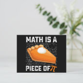 Carte Postale Math Est Une Pièce De Pi Day Pie Mathématiques (Debout devant)