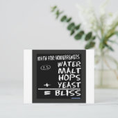 Carte Postale Math For Homebrewers (Debout devant)