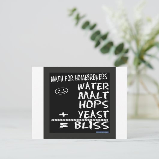 Carte Postale Math For Homebrewers (Debout devant)
