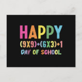 Carte Postale Math Formula 100 Jours D'École Drôle Enseignant Ma (Devant)