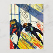 Carte Postale Math is Hard Mixed Media Collage (Devant)