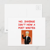 Carte Postale math jok (Devant / Derrière)