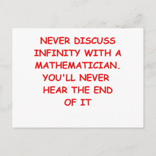 Carte Postale math jok