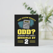 Carte Postale Math Math Enseignant Pun Cadeau (Debout devant)