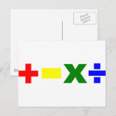 Carte Postale Math Onizuka (Devant / Derrière)