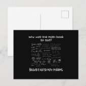 Carte Postale Math Quel est votre problème ? (Devant / Derrière)