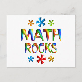 CARTE POSTALE MATH ROCKS