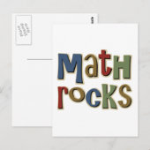 Carte Postale Math Rocks (Devant / Derrière)