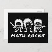 Carte Postale Math Rocks Academic Rock Band Humor (Devant / Derrière)