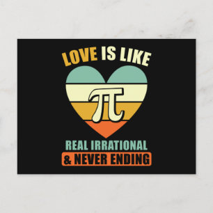 Carte Postale Math Saying