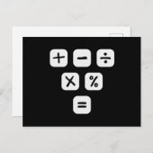 Carte Postale Math Symbols mathematical Signs Maths (Devant / Derrière)