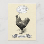 Carte Postale Mathemachicken Funny Math Poulet de poulet Plaisan (Devant)
