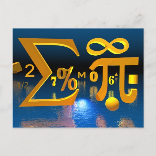 Carte postale mathématique (Devant)