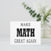 Carte postale mathématique de jour Pi pour les ade (Debout devant)