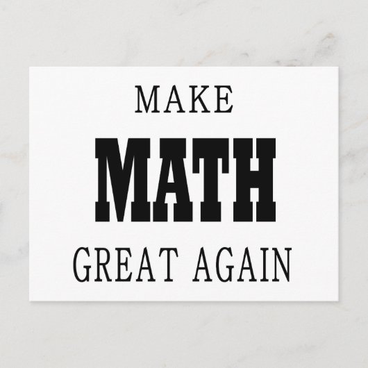 Carte postale mathématique de jour Pi pour les ade (Devant)