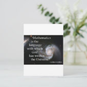 Carte Postale Mathématiques (Debout devant)