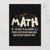 Carte Postale Mathématiques Mathématiques Mathématiques Math Ens (Devant)