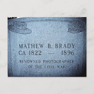 Carte Postale Mathew Brady - Photographe célèbre de guerre civil