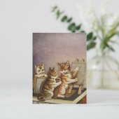 Carte Postale Maths du chat (Debout devant)