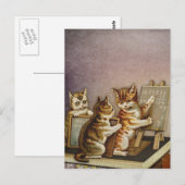 Carte Postale Maths du chat (Devant / Derrière)