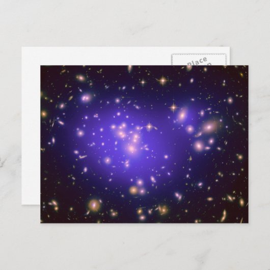 Carte Postale Matière noire en Galaxy Cluster Abell 1689 (Hubble (Devant / Derrière)