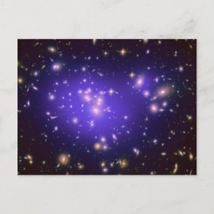 Carte Postale Matière noire en Galaxy Cluster Abell 1689 (Hubble
