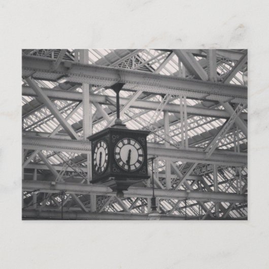 Carte Postale Matin à la gare centrale de Glasgow (Devant)