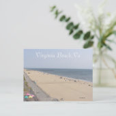 Carte Postale Matin à la plage (Debout devant)