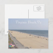 Carte Postale Matin à la plage (Devant / Derrière)