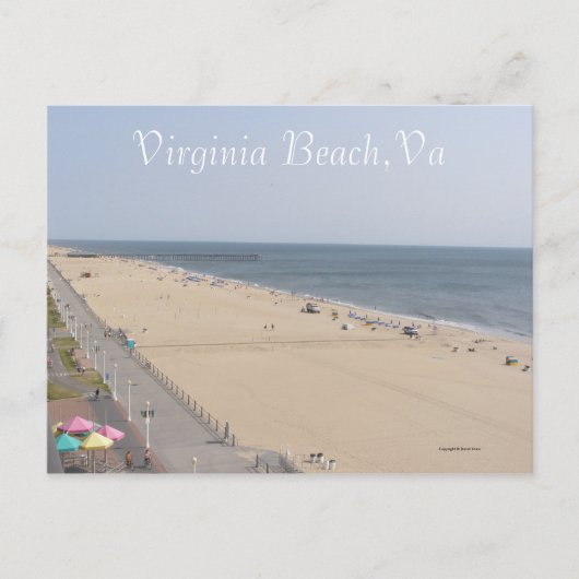 Carte Postale Matin à la plage (Devant)