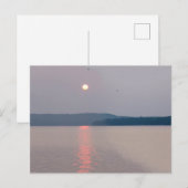 Carte Postale Matin au-dessus d'Elk Lake, Michigan (Devant / Derrière)