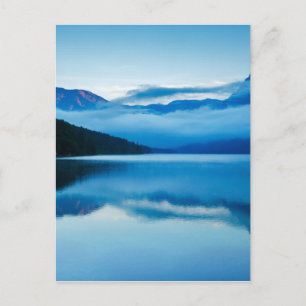 Carte Postale Matin au lac Bohinj en Slovénie