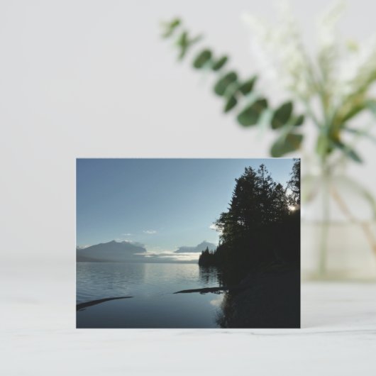 Carte Postale Matin au lac McDonald dans le parc national des Gl (Debout devant)