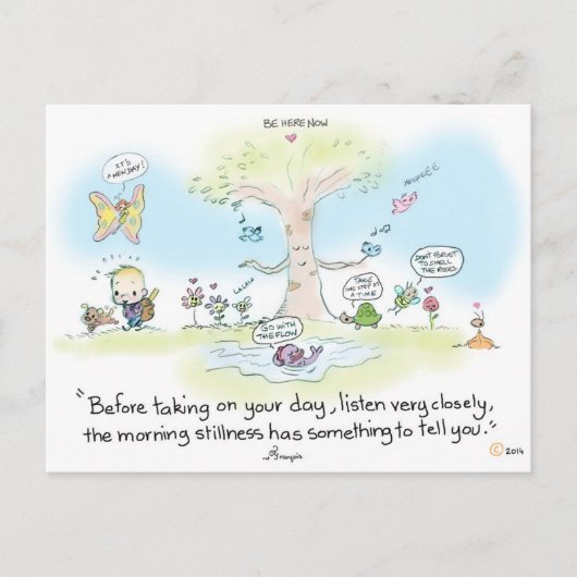 Carte postale Matin calme (Devant)