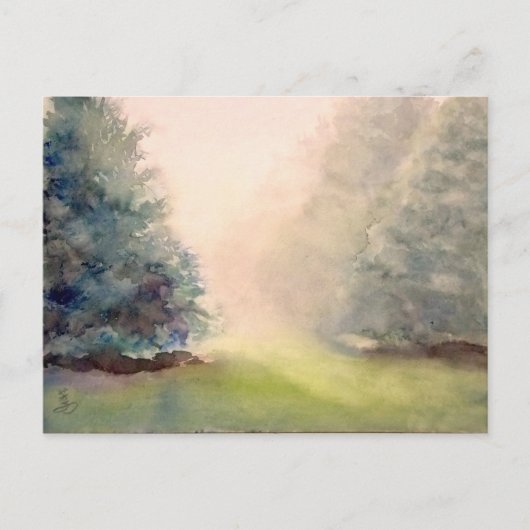 CARTE POSTALE MATIN DE MISTE -2 (Devant)