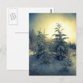 Carte Postale Matin d'hiver (Devant / Derrière)