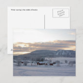 Carte Postale Matin d'hiver #1 (Devant / Derrière)