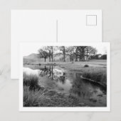 Carte Postale Matin d'hiver : baie de Strandshag, Derwentwater (Devant / Derrière)