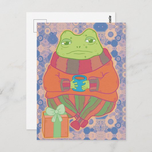 Carte Postale Matin Noël (Devant / Derrière)