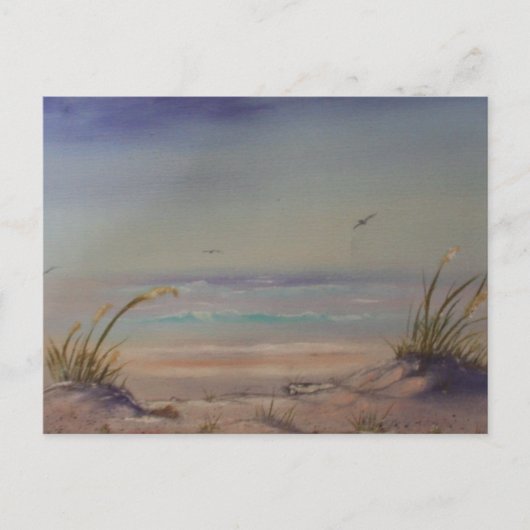 Carte Postale Matin sur la plage (Devant)