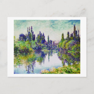 Carte Postale Matin sur la Seine, près de Vetheuil Claude Monet